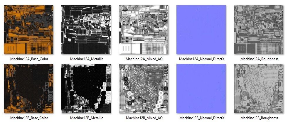 Old Industrial Vehicle Mine Truck Low-poly 3D model_7