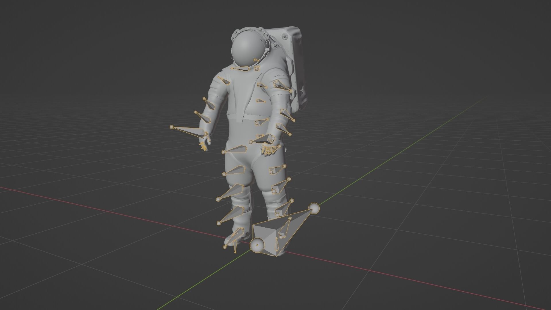 Axiom AxEMU Spacesuit Rigged Low-poly 3D model_18