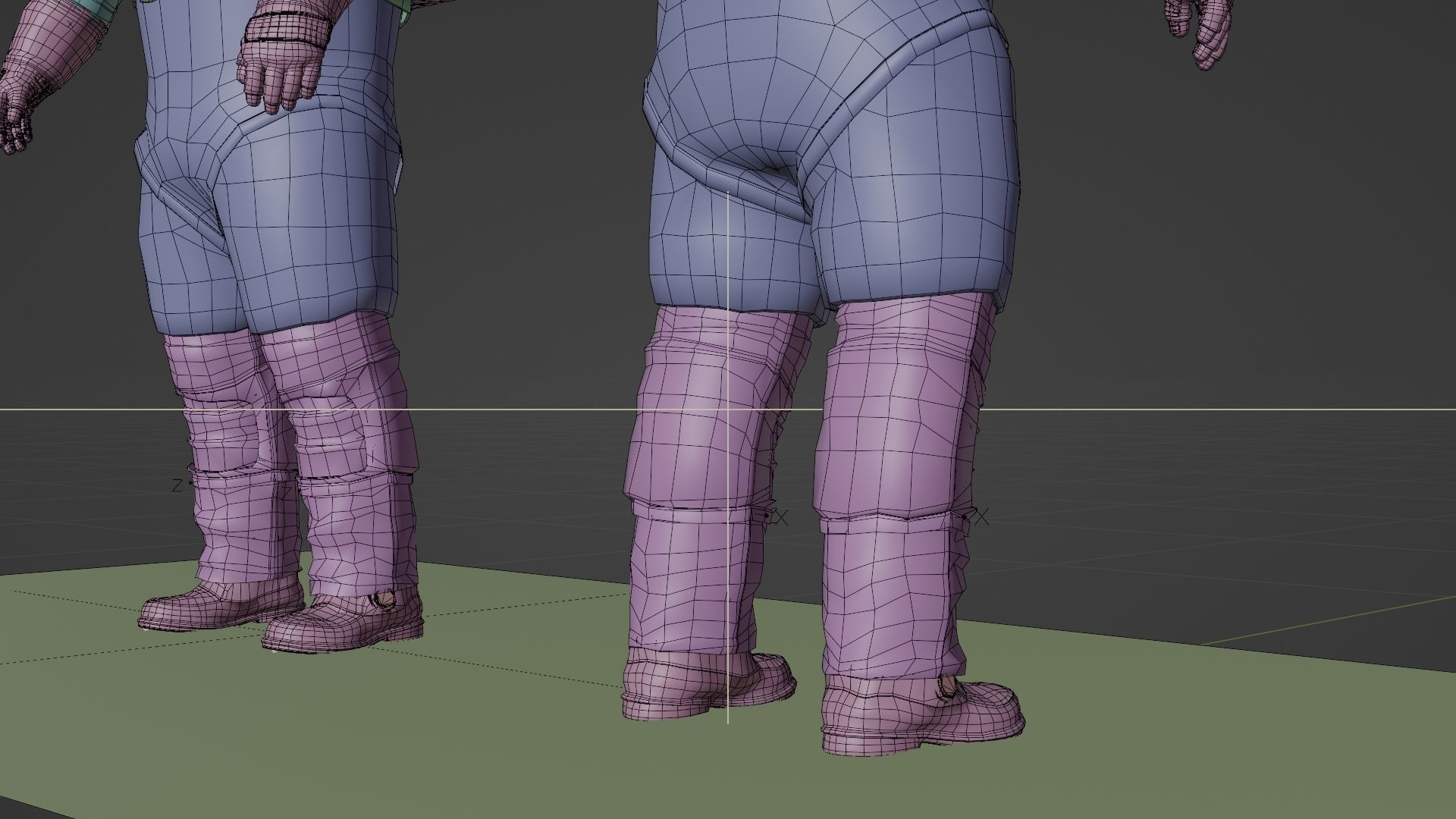 Axiom AxEMU Spacesuit Rigged Low-poly 3D model_25