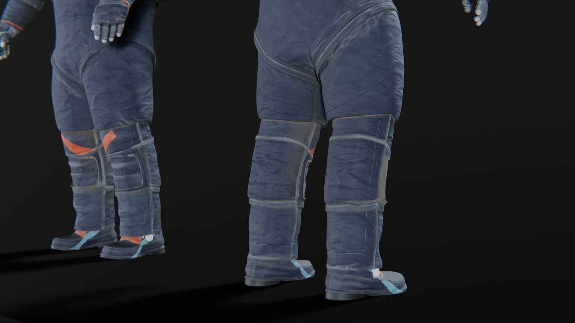 Axiom AxEMU Spacesuit Rigged Low-poly 3D model_9