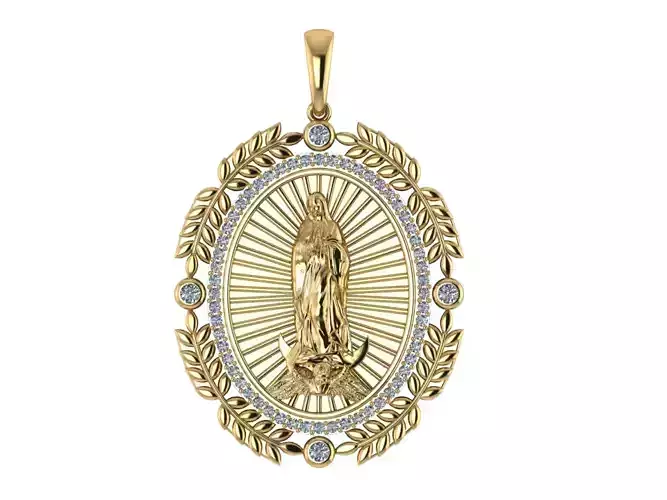 guadalupe our lady 3D print model