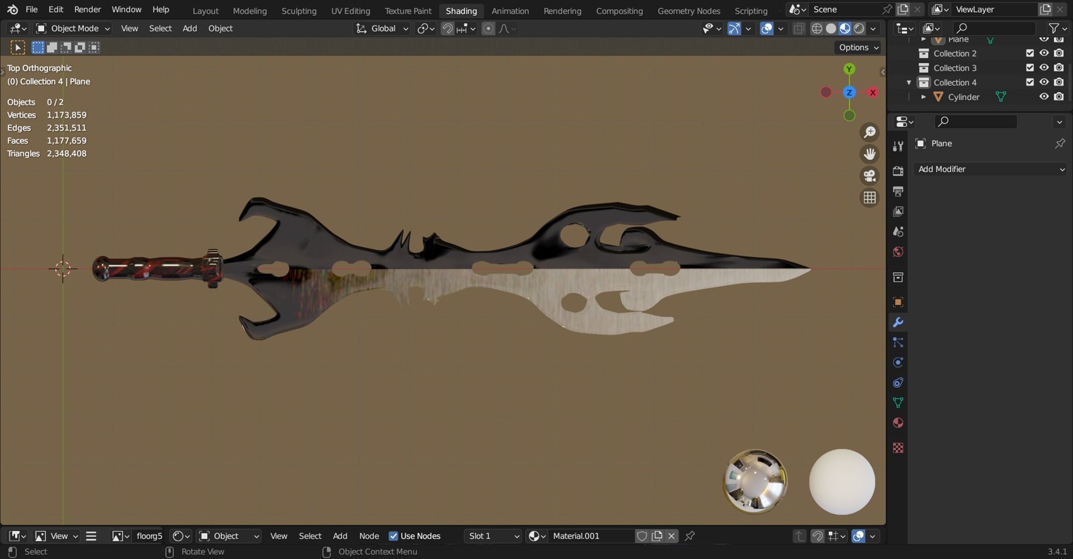 amazing sword 3D model_2