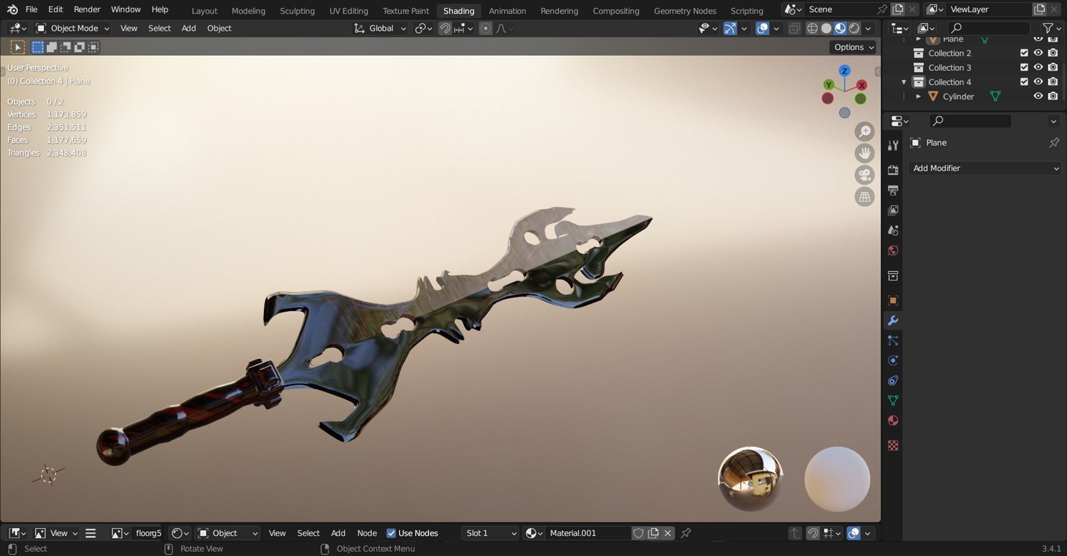 amazing sword 3D model_4
