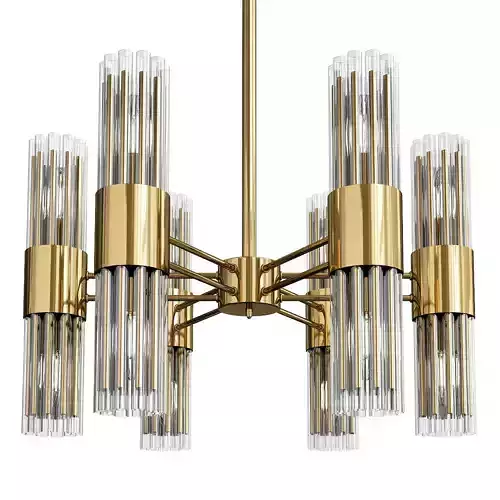 Gladwin Glass Tubes Chandelier