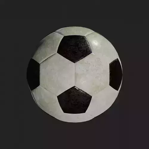 3D Foot Ball Free low-poly 3D model