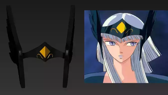 Hilda de Polaris Helmet  3D print model