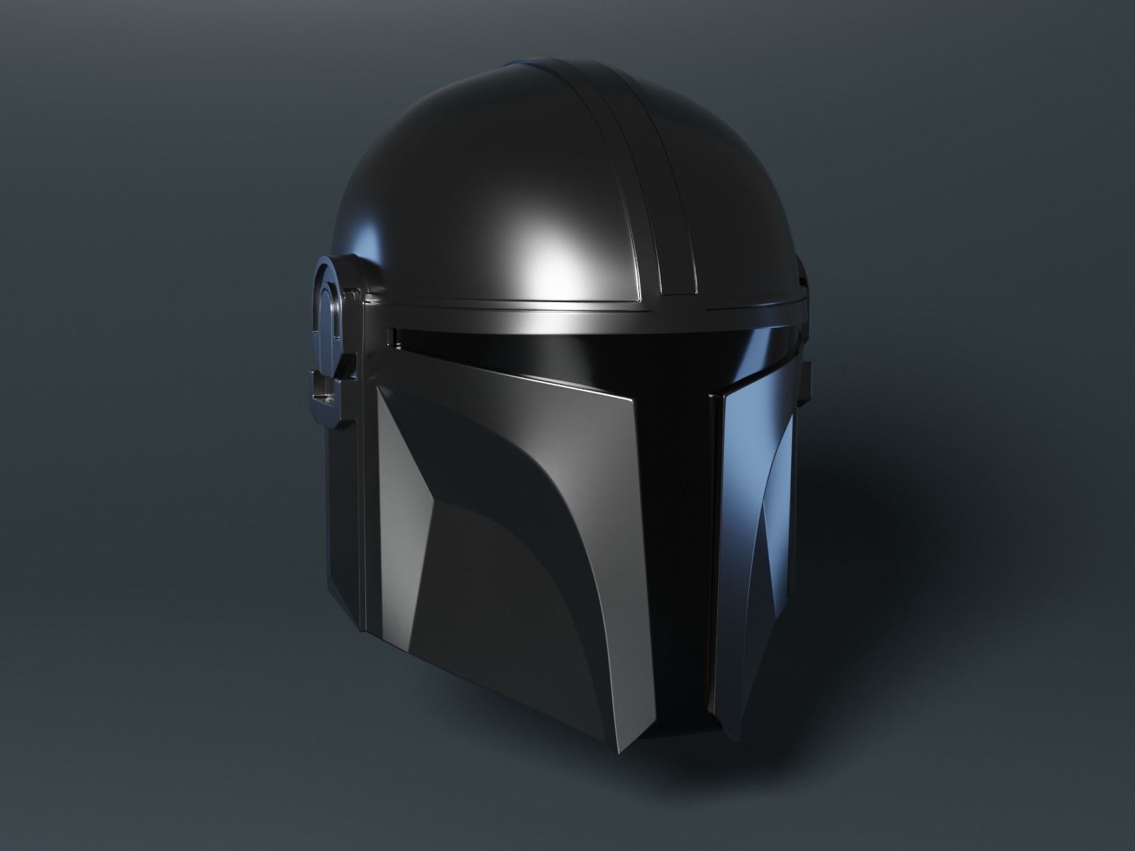 Mandolorian Helmet Din Djarin 3D print model_1