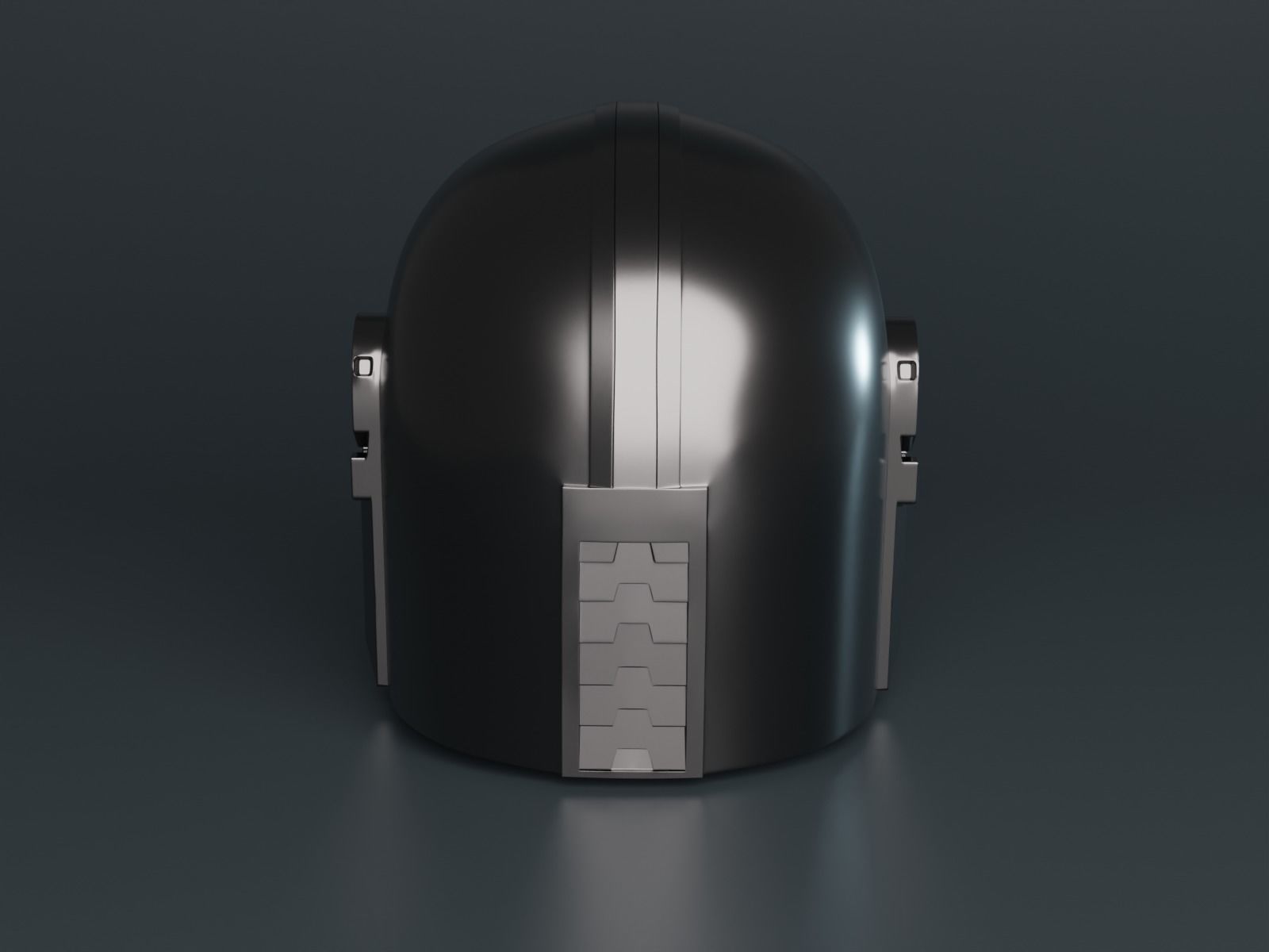Mandolorian Helmet Din Djarin 3D print model_2
