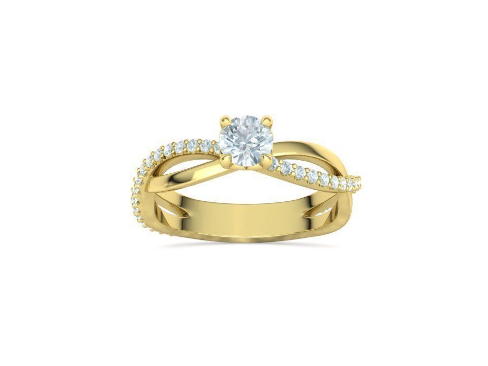 Sofia Engagement Rings 1ct and Half carat stone 3dprint models 3D Model Collection_16