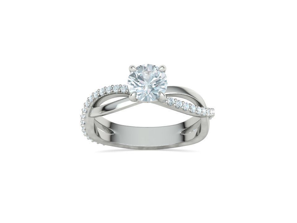 Sofia Engagement Rings 1ct and Half carat stone 3dprint models 3D Model Collection_39