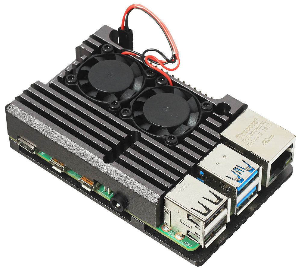 Support for Raspberry Pi 3 with radiator only 3D print model_5