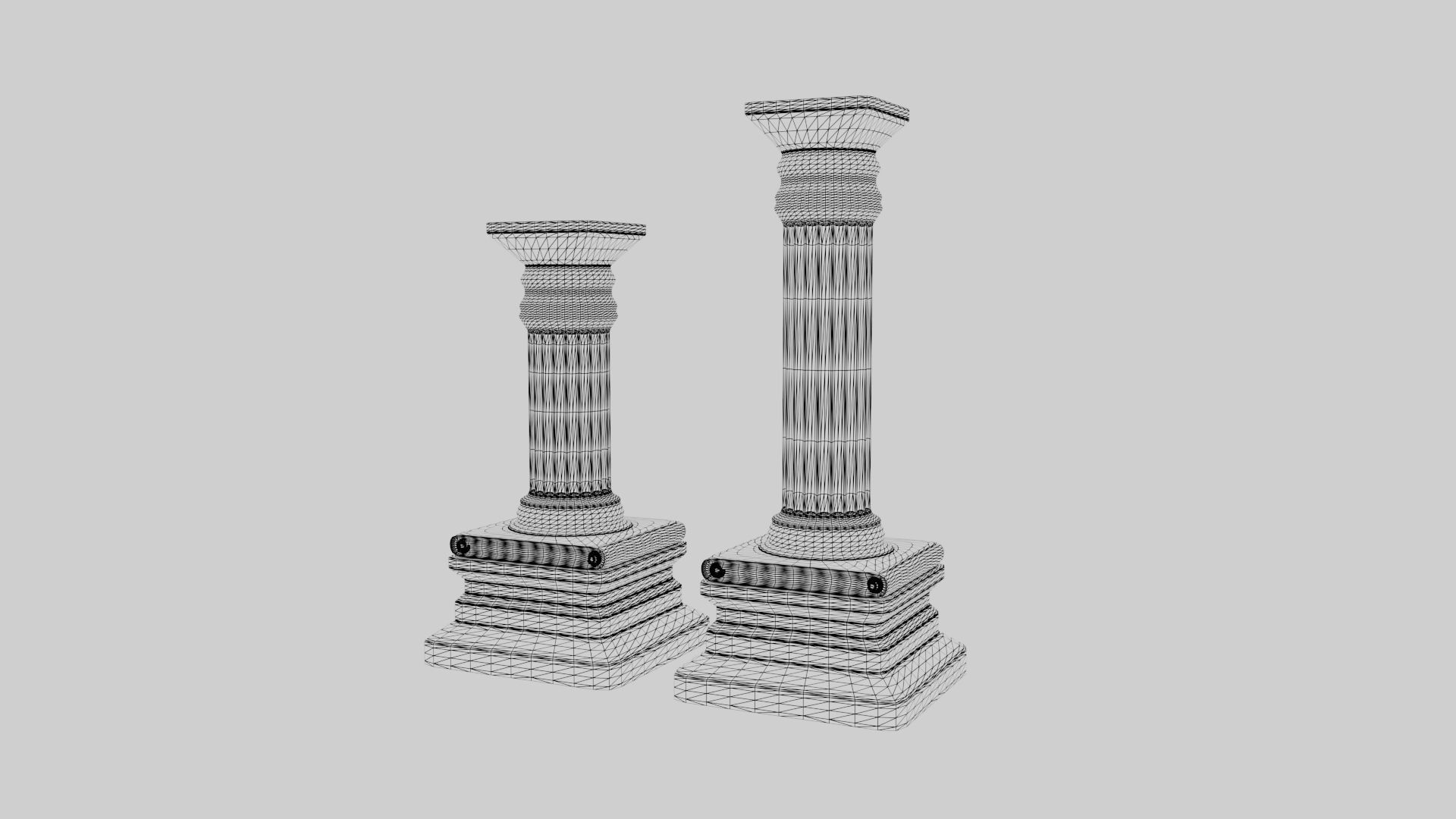 Decorative Column 3D Model Free 3D model_2