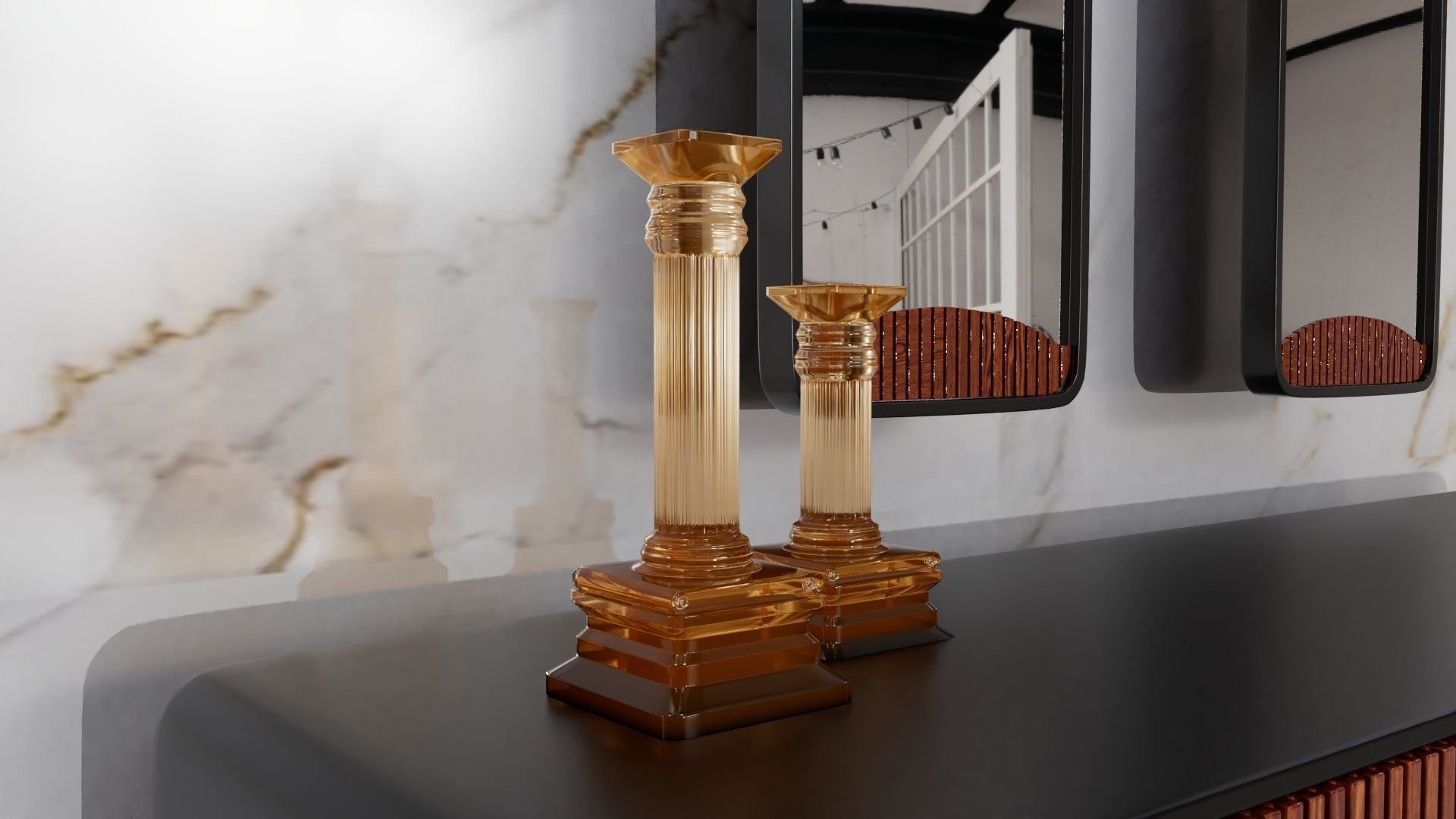 Decorative Column 3D Model Free 3D model_4