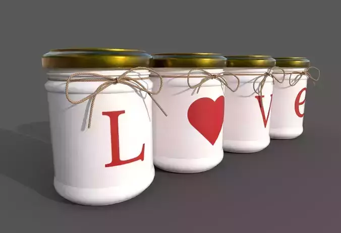 Jars L-O-V-E 