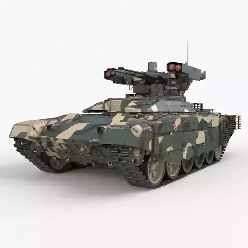 Tank Terminator BMPT 72 Camouflage 3D model