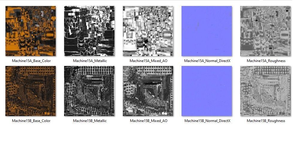 Old Industrial Vehicle Dozer Low-poly 3D model_8