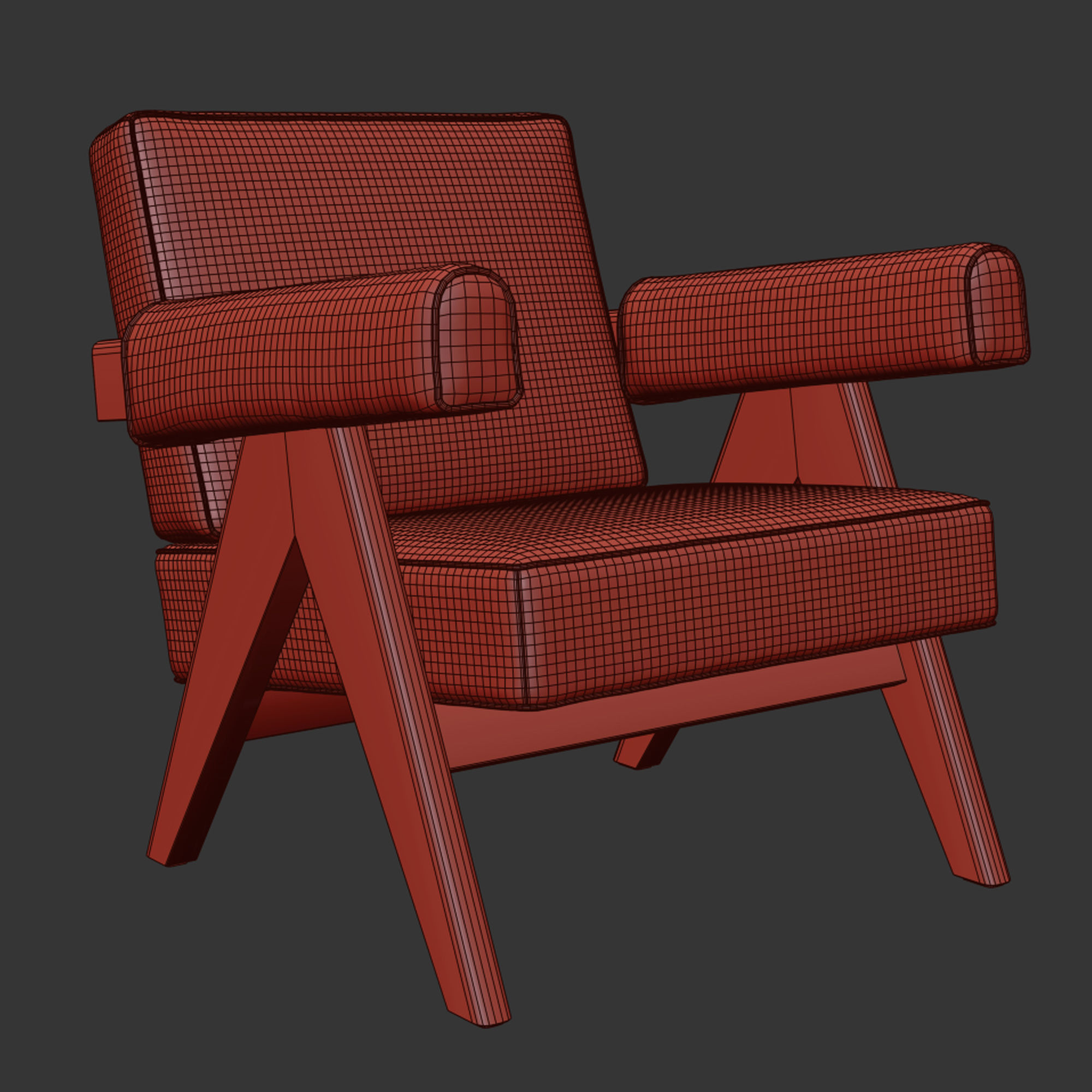 CAPITOL COMPLEX Armchair 3D model_14