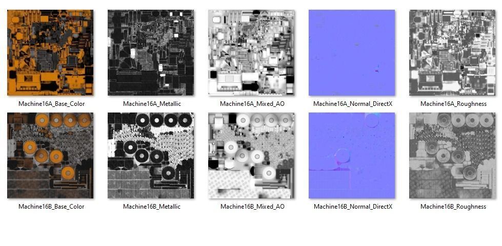 Old Industrial Vehicle Waste Dozer Low-poly 3D model_9