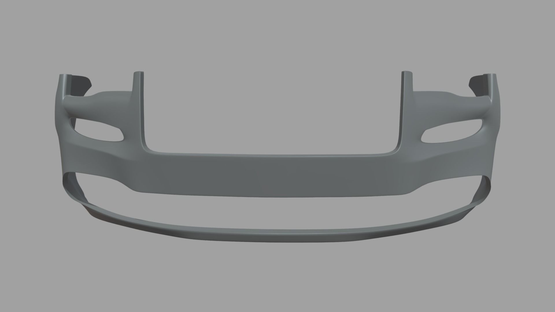 Front Bumper Car 03 Low-poly 3D model_3