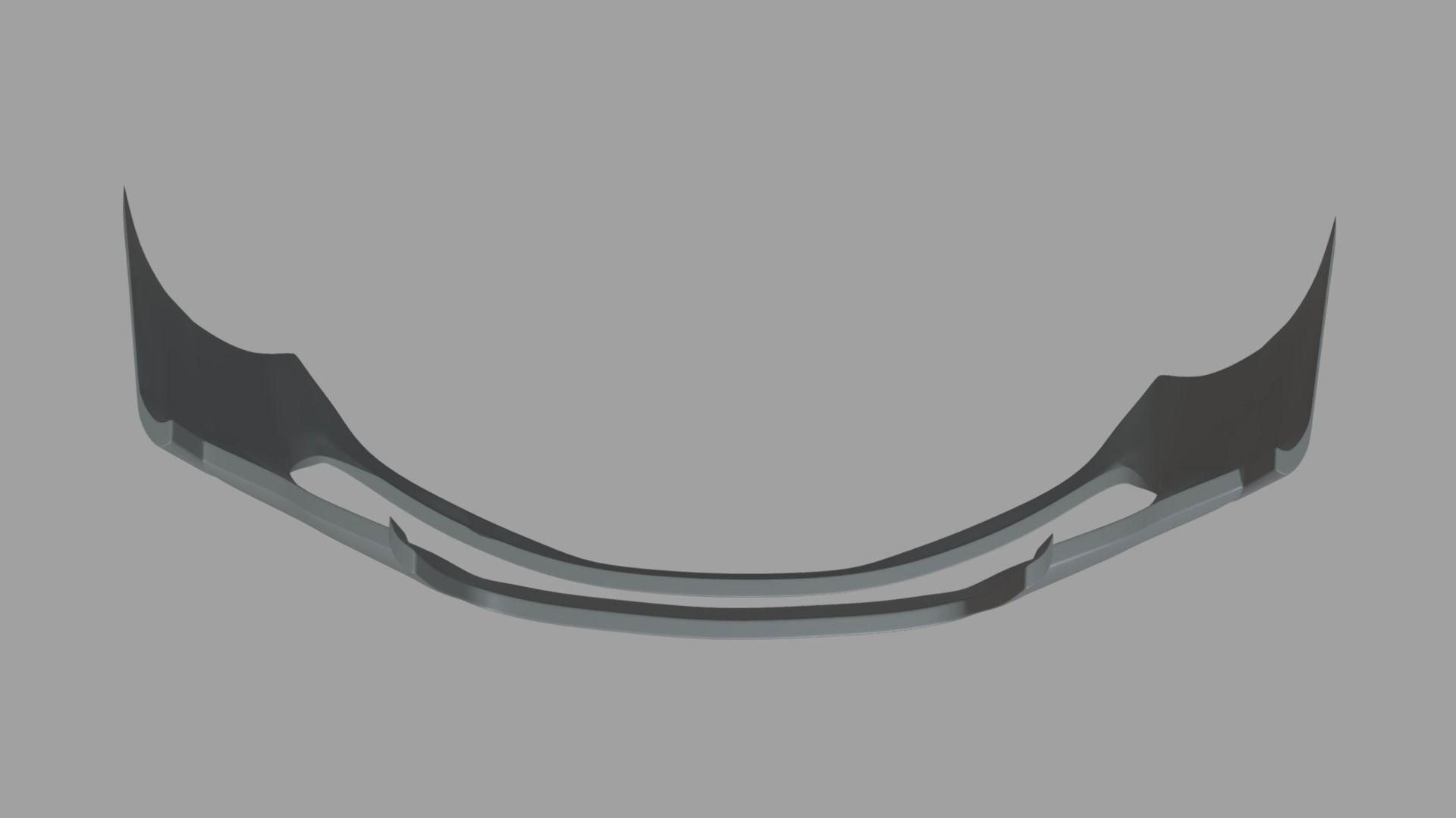 Front Bumper Car 03 Low-poly 3D model_4