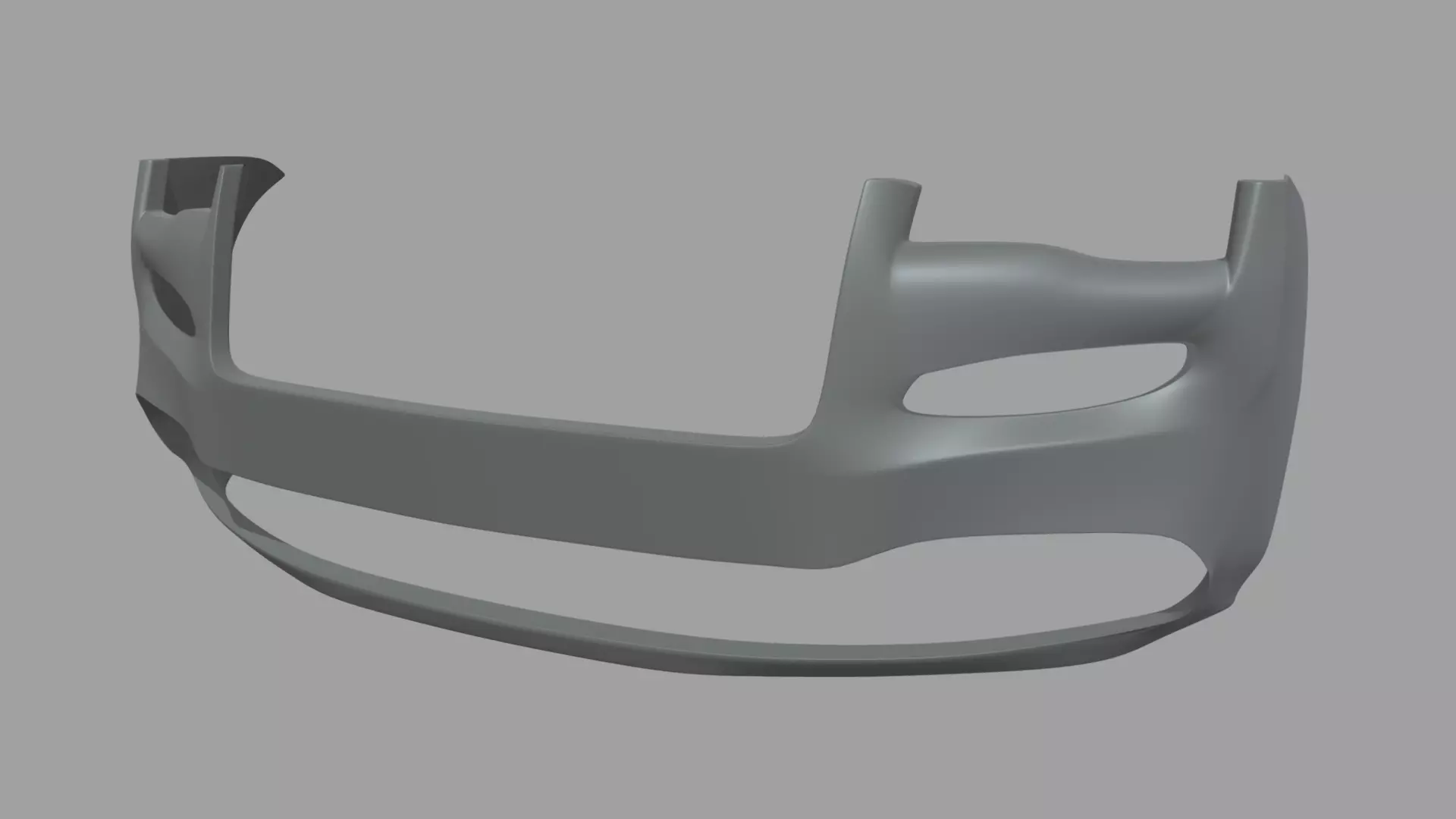 Front Bumper Car 03 Low-poly 3D model_0