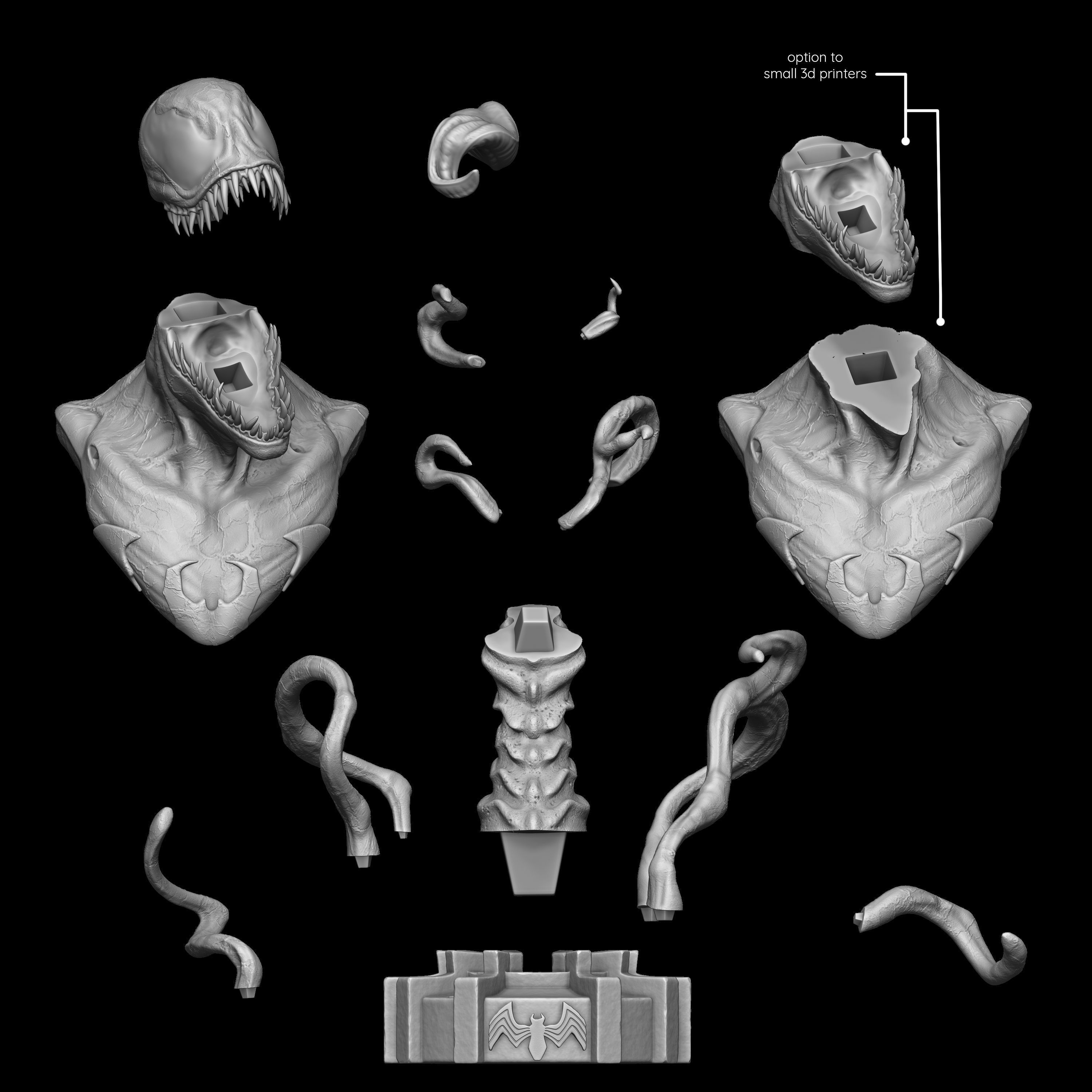 Venom Marvel 3D print model_14