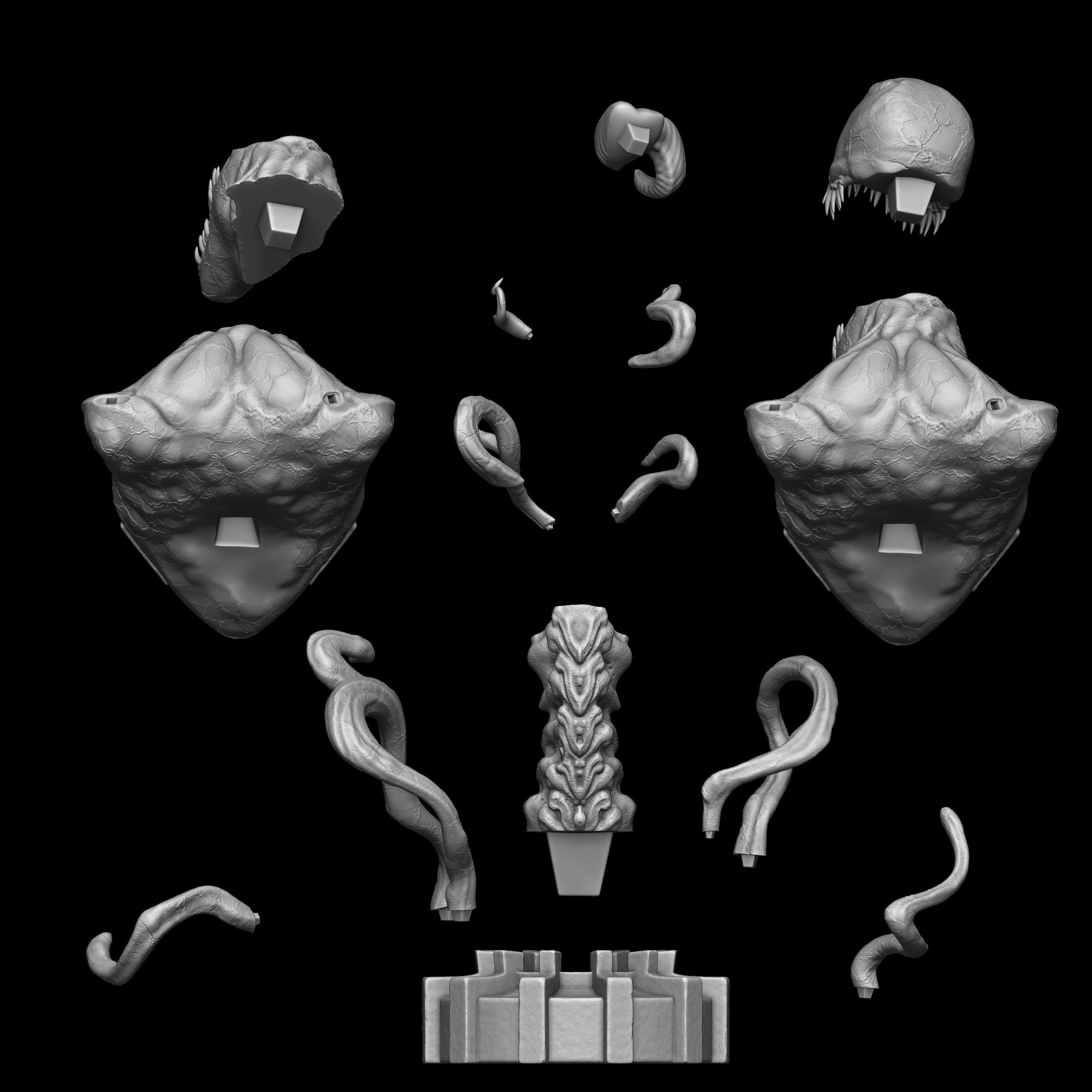 Venom Marvel 3D print model_15