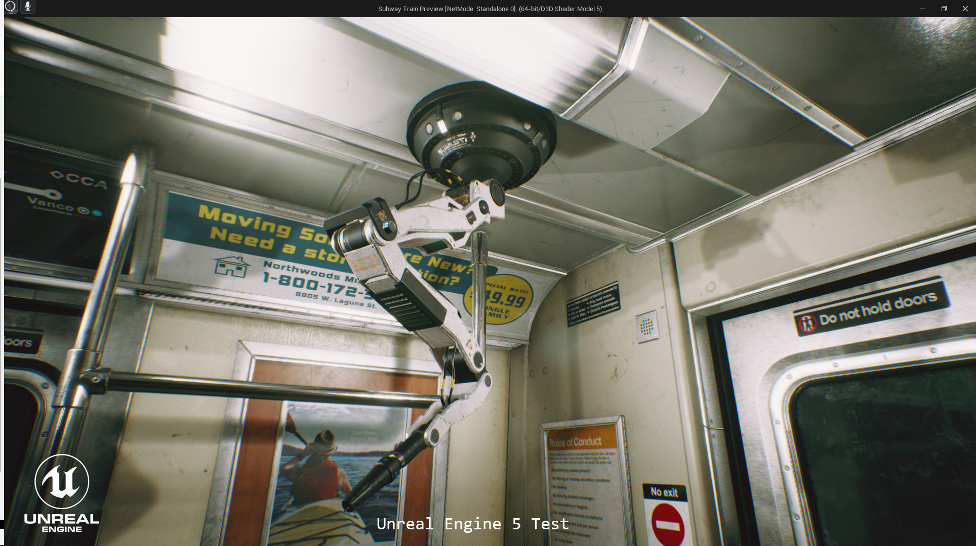 Sci-Fi Robot Arm Low-poly 3D model_4