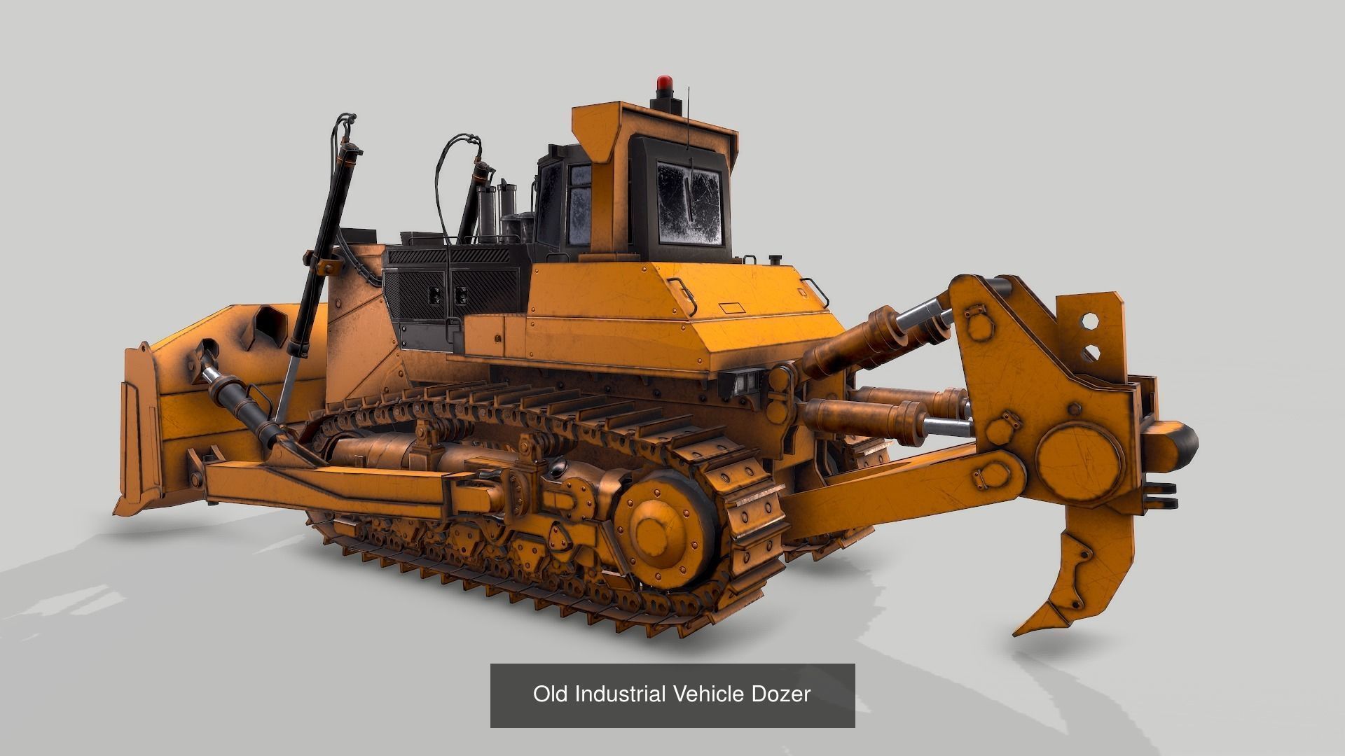 Old Construction and Mining Machines 3D Model Collection_19