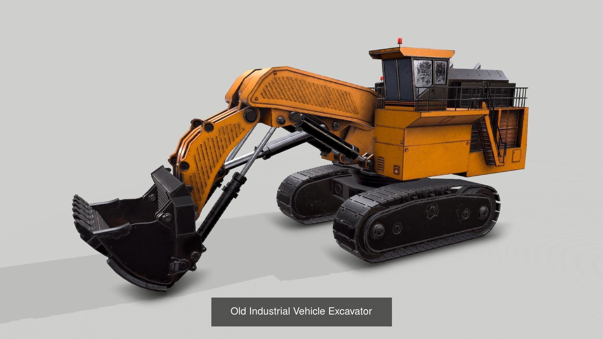 Old Construction and Mining Machines 3D Model Collection_13
