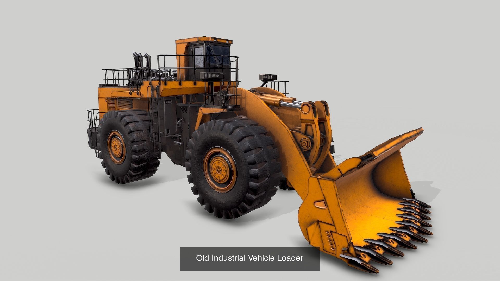 Old Construction and Mining Machines 3D Model Collection_15