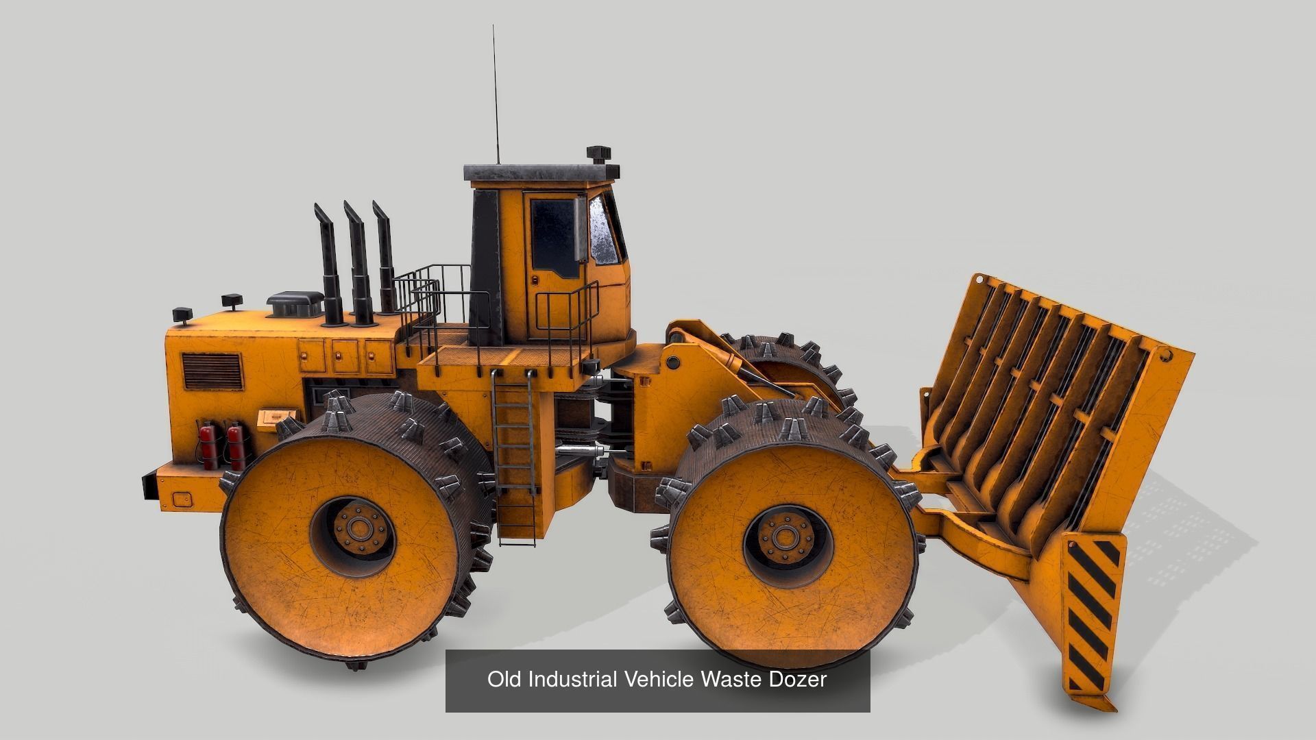 Old Construction and Mining Machines 3D Model Collection_20