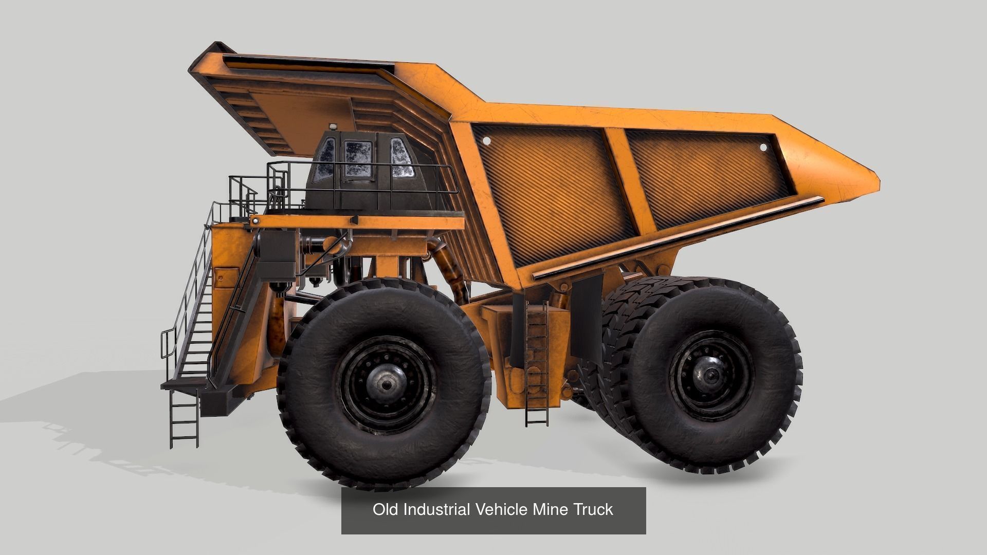 Old Construction and Mining Machines 3D Model Collection_16