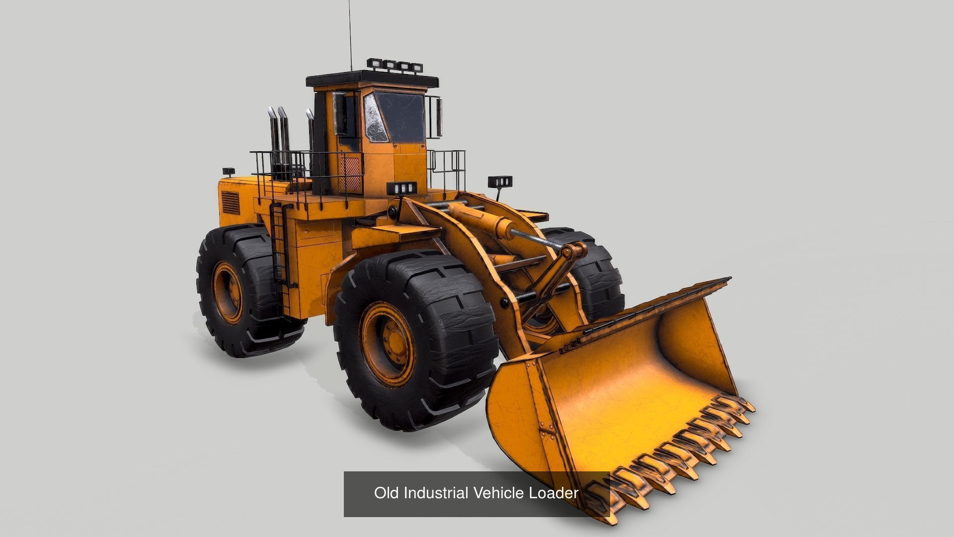Old Construction and Mining Machines 3D Model Collection_17