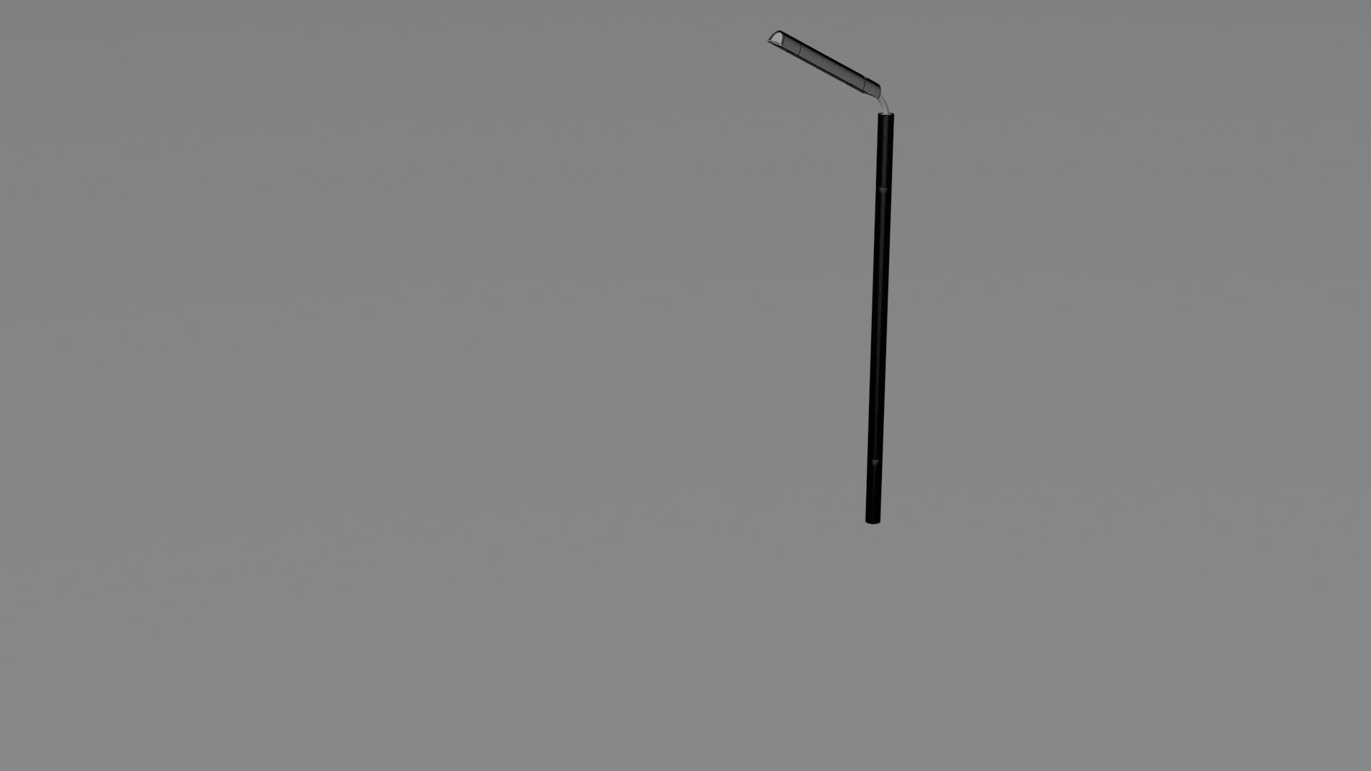 simple Street lights Low-poly 3D model_6