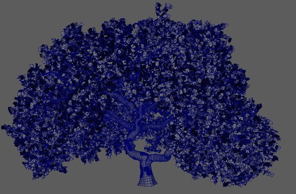 japanese maple Low-poly 3D model_2