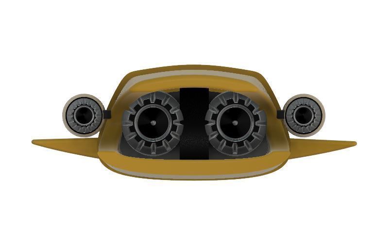 Getta robot Getter Bear Getter Machine Musashi 3D print model_4