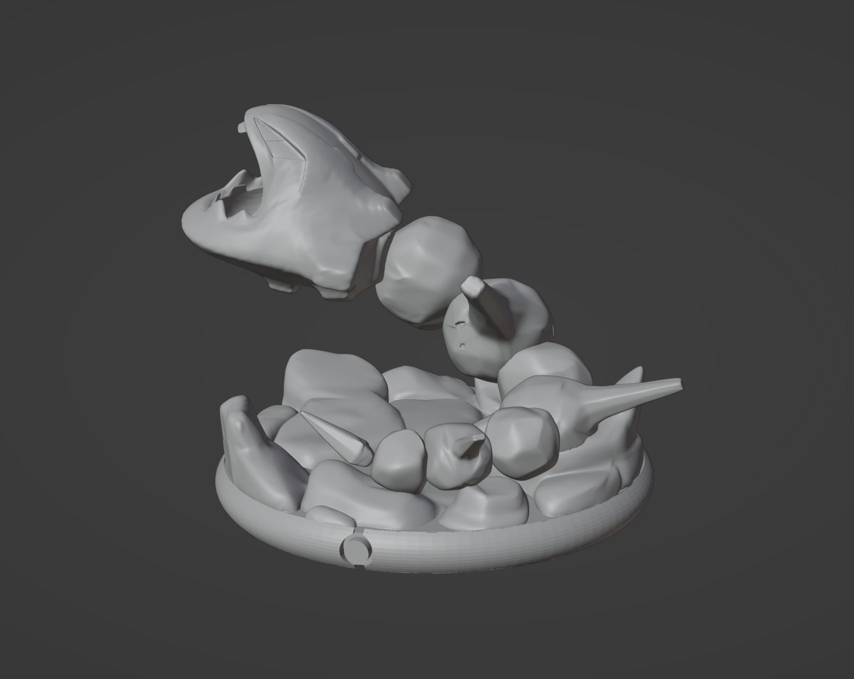 Onyx Steelix and Mega-Steelix 3D print model 3D print model_31