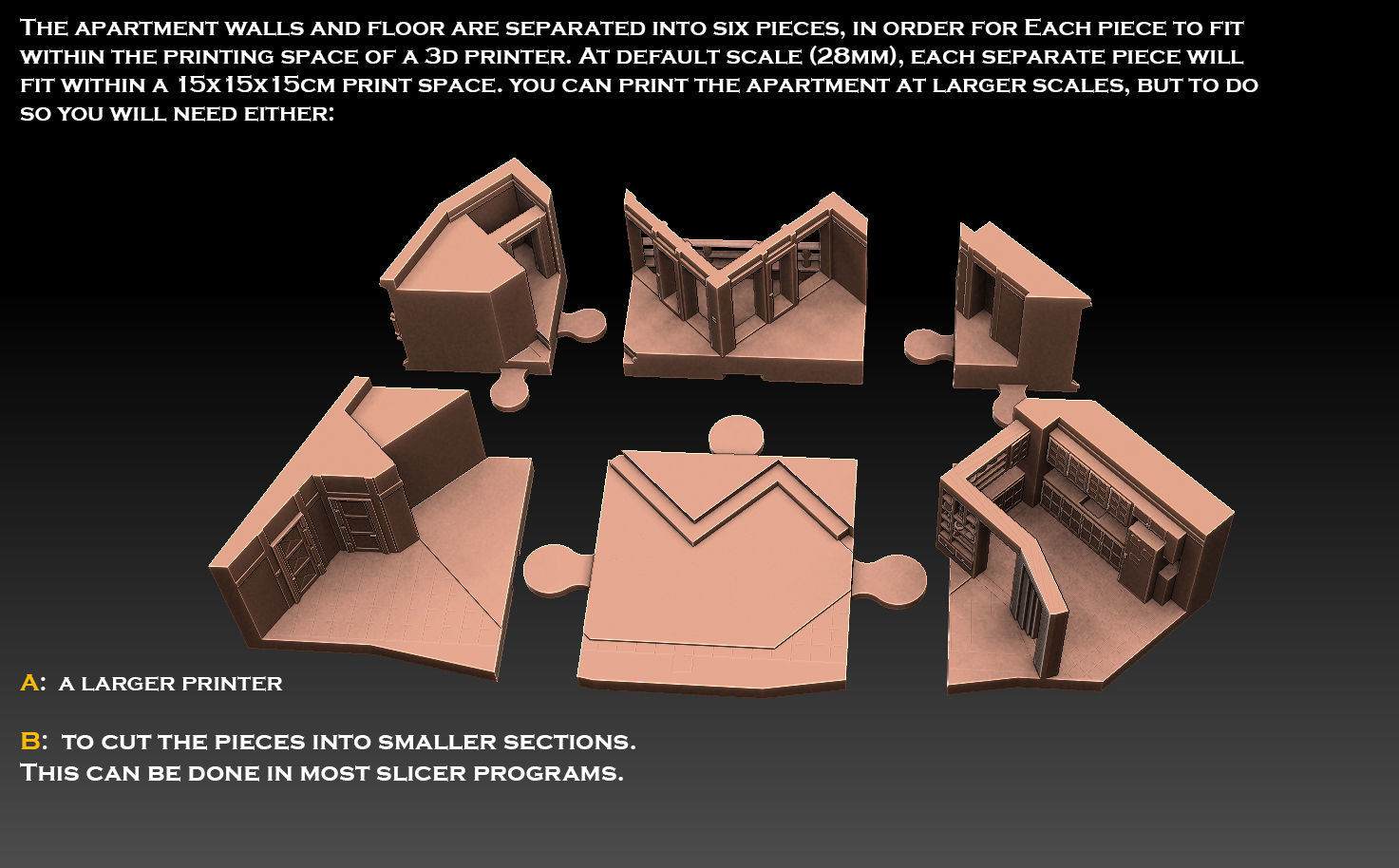 Sit Com Set 3D print model_2