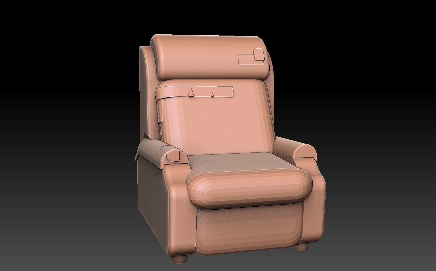 Sit Com Set 3D print model_16