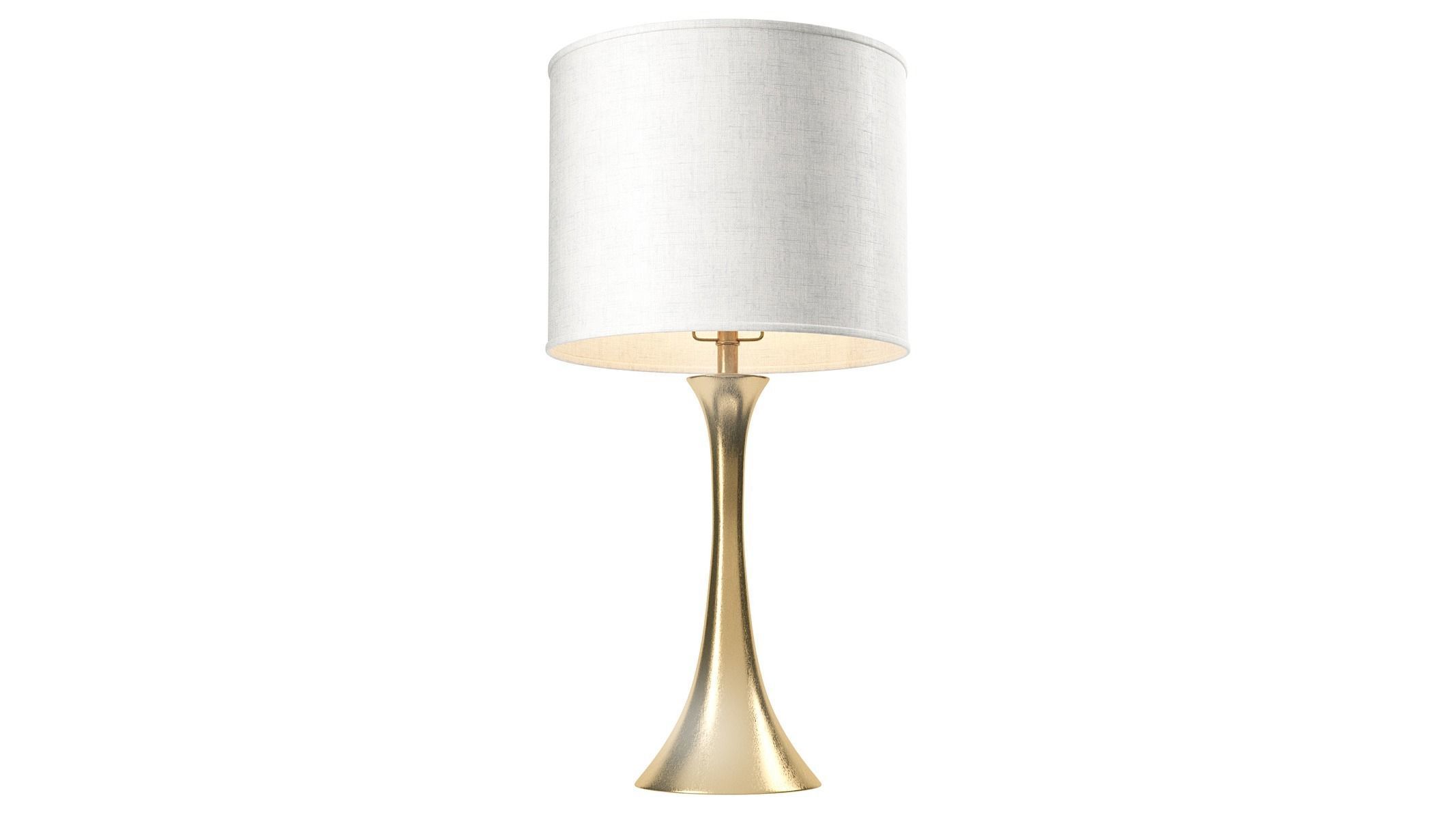 Adonis Metal Lamp Low-poly 3D model_1