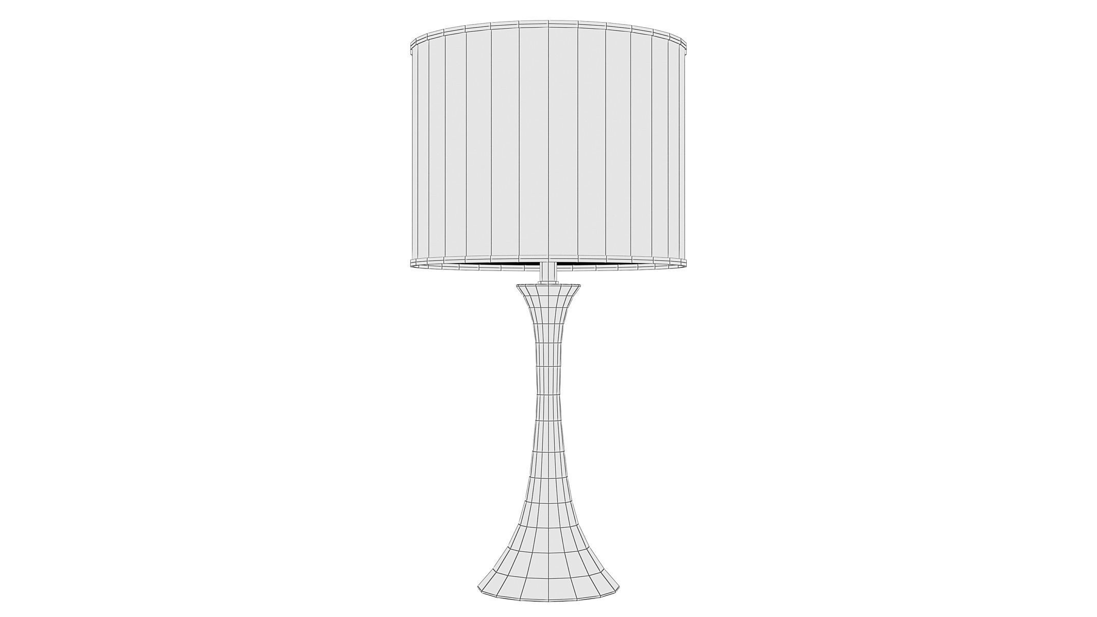 Adonis Metal Lamp Low-poly 3D model_4