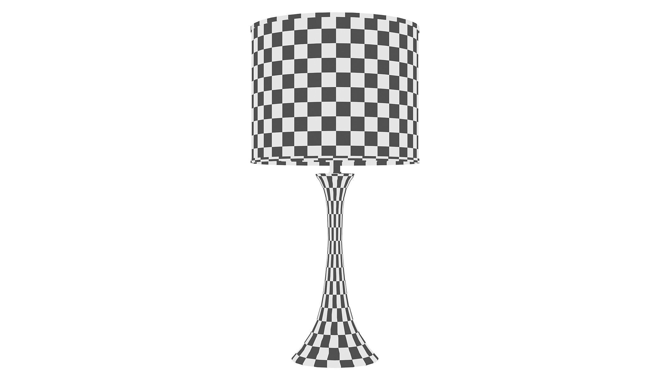 Adonis Metal Lamp Low-poly 3D model_5