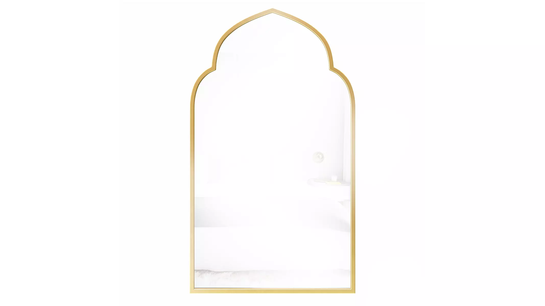 Amelia Modern - Contemporary Accent Mirror Low-poly 3D model_0