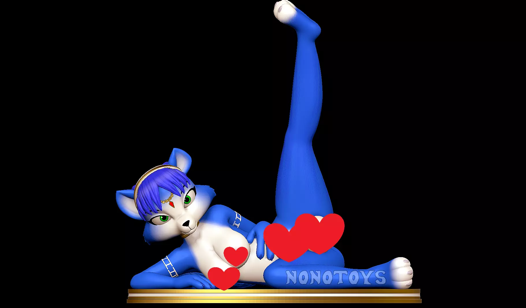 Futa Krystal NSFW 3D print model_0