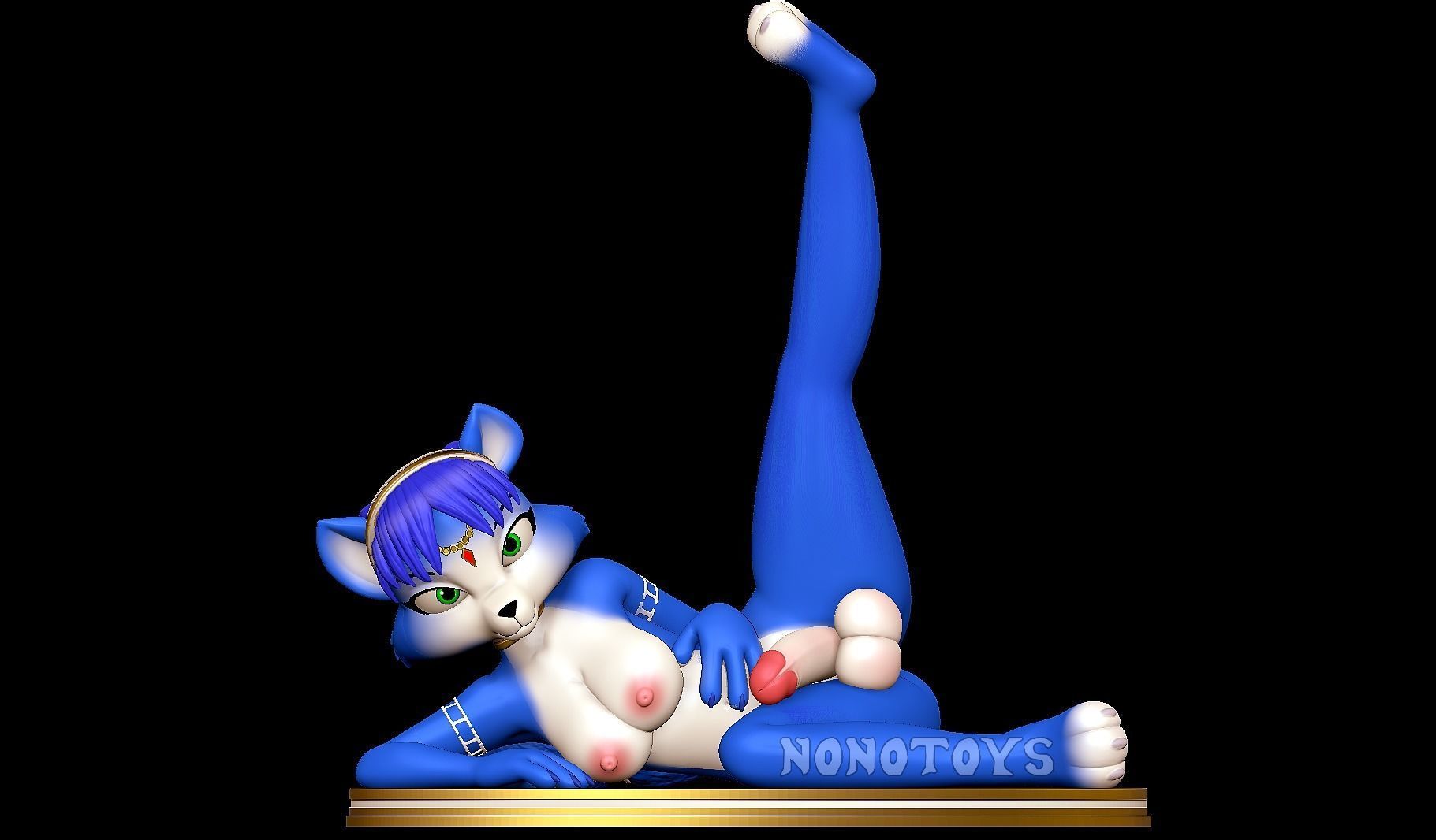 Futa Krystal NSFW 3D print model_1