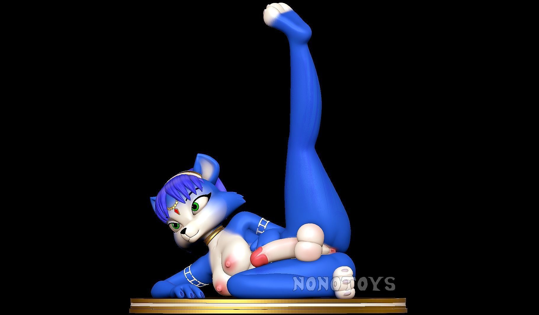 Futa Krystal NSFW 3D print model_2