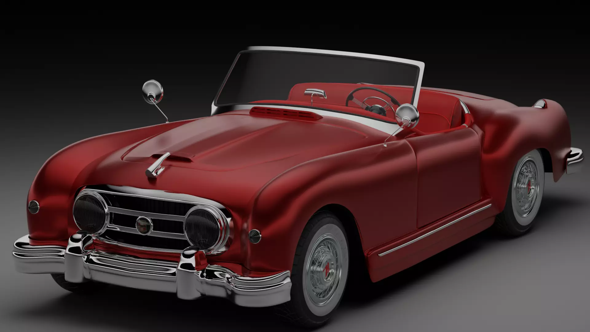 Nash healey 1952 3D model