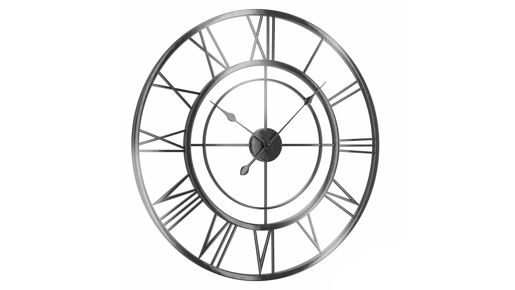 Balliol Wall Clock GZ-C1002 Low-poly 3D model_1
