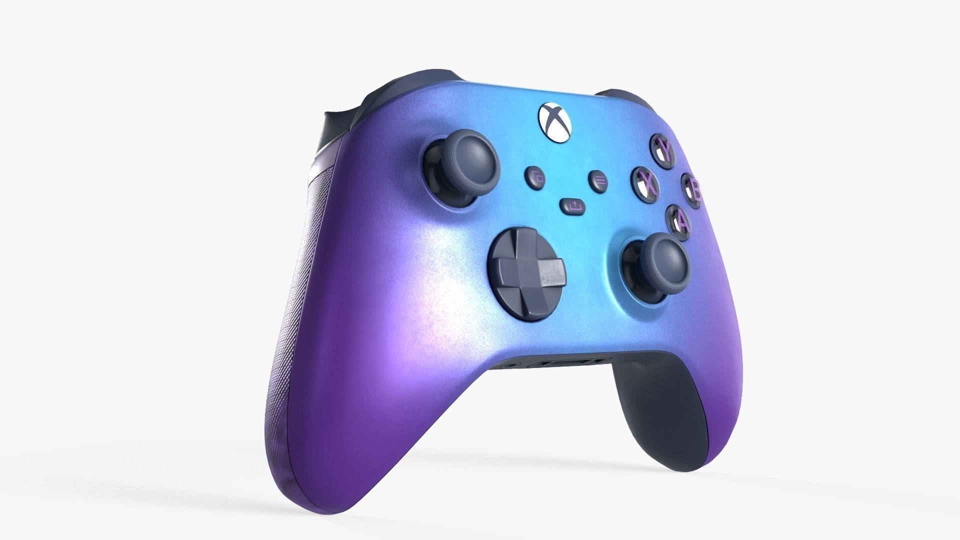 Xbox Controller Stellar Shift Low-poly 3D model_2